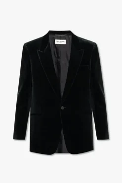 Saint Laurent GREEN Velvet blazer