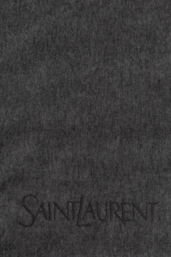 Saint Laurent GREY Cashmere scarf