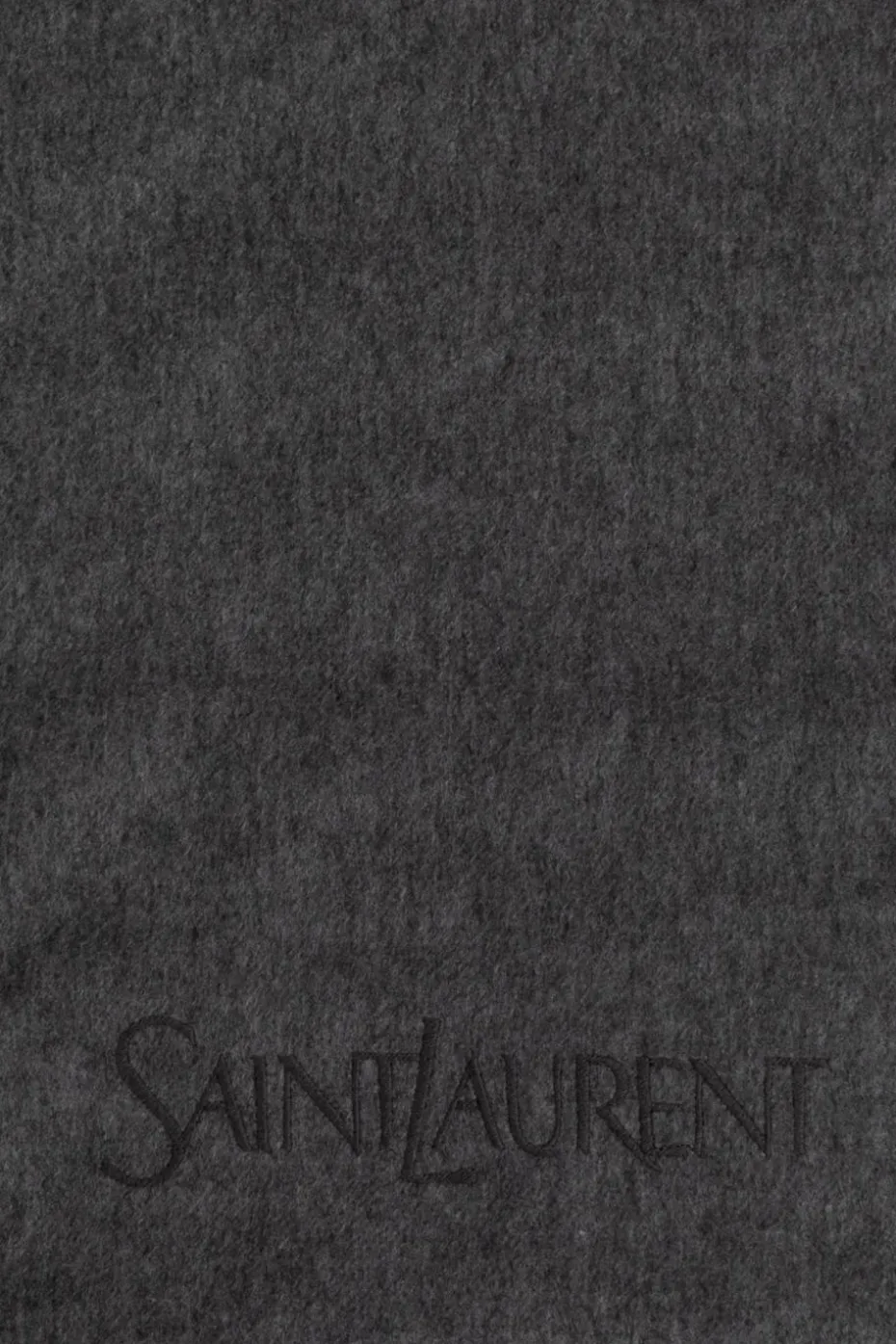 Saint Laurent GREY Cashmere scarf