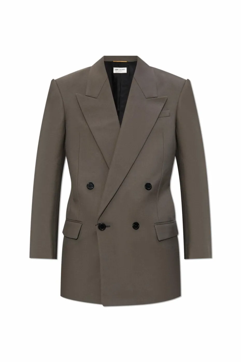 Saint Laurent GREY Double-breasted blazer