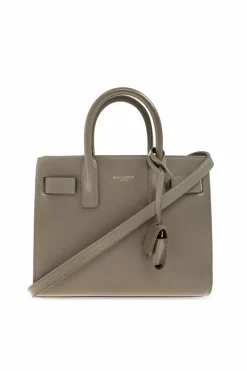 Saint Laurent GREY Handbag "Sac De Jour Nano"