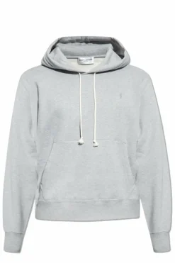 Saint Laurent GREY Hoodie with logo