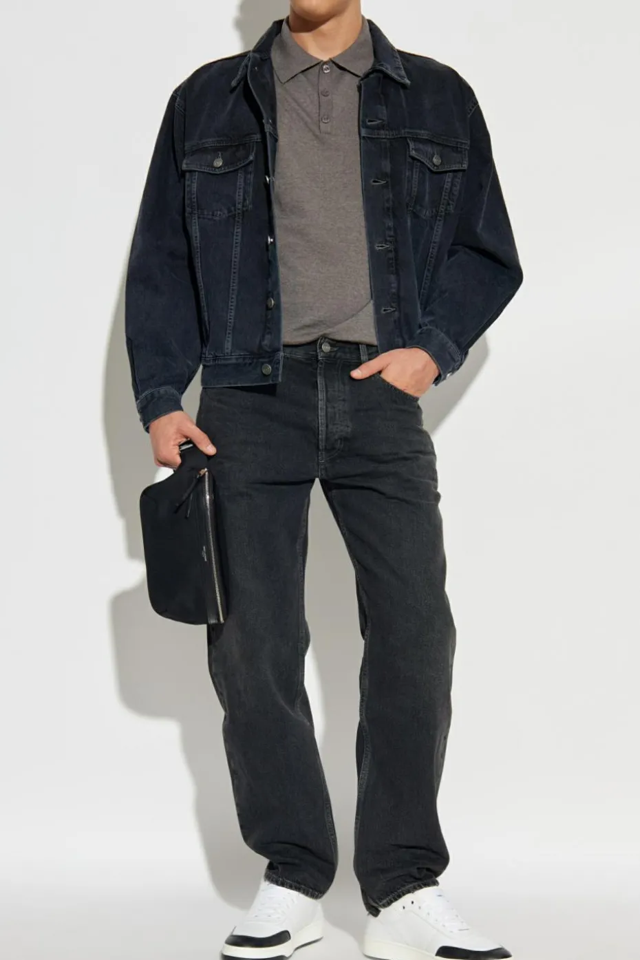 Saint Laurent GREY Jeans with ‘straight’ cut
