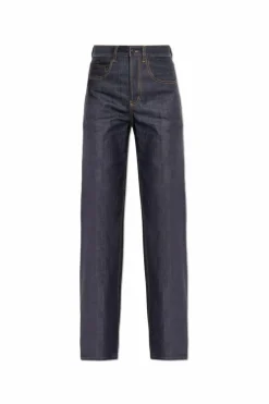 Saint Laurent NAVY BLUE Straight-leg jeans