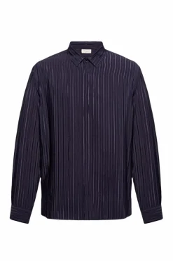 Saint Laurent NAVY BLUE Silk shirt