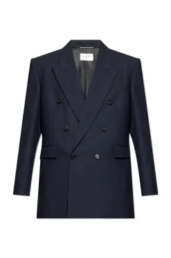 Saint Laurent NAVY BLUE Wool blazer