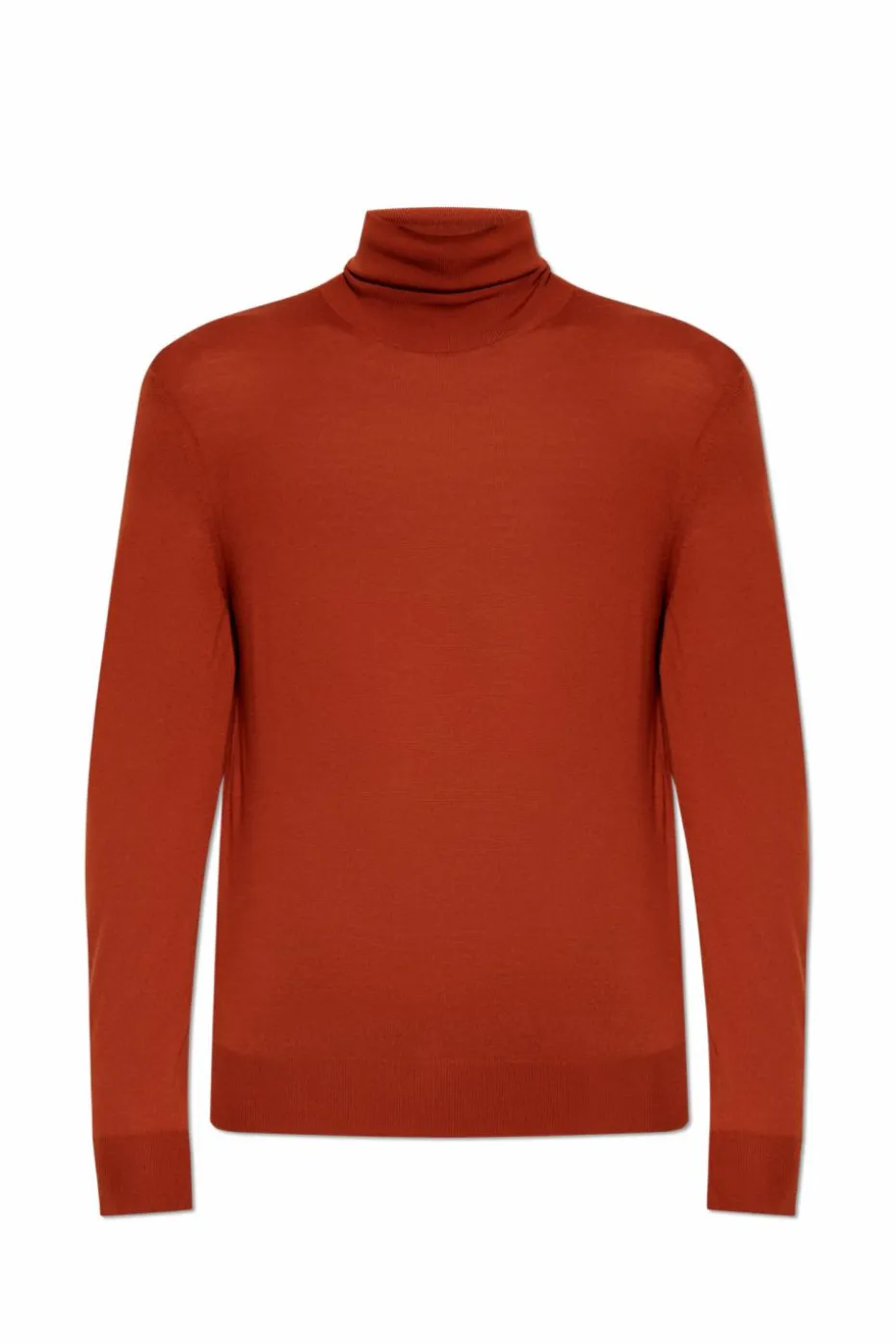 Saint Laurent ORANGE Wool turtleneck