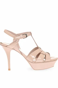 Saint Laurent PINK 'Tribute' platform sandals