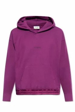 Saint Laurent PURPLE Hoodie with logo