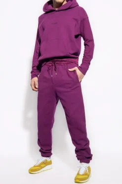 Saint Laurent PURPLE Sweatpants with logo