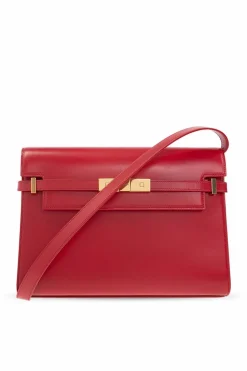 Saint Laurent RED ‘Manhattan’ shoulder bag