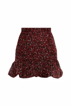 Saint Laurent RED Silk skirt