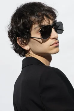 Saint Laurent SILVER ‘SL 690 Dust’ sunglasses