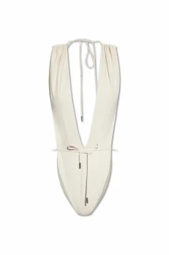 Saint Laurent WHITE One-piece swimsuit
