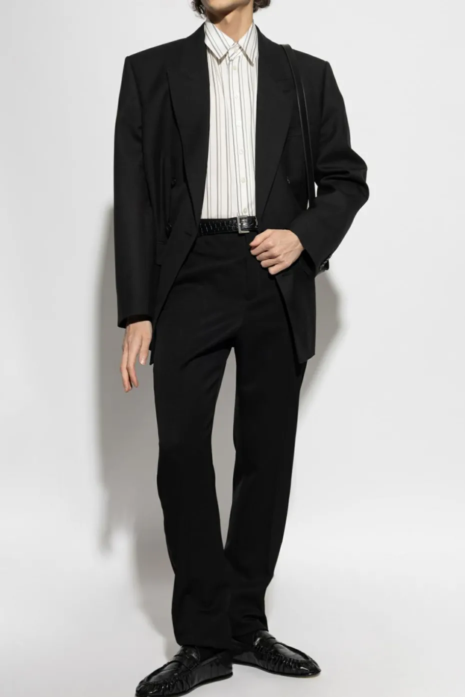 Saint Laurent WHITE Shirt with striped pattern
