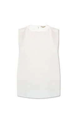 Saint Laurent WHITE Silk top