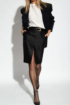 Saint Laurent WHITE Silk top