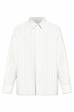 Saint Laurent WHITE Striped shirt