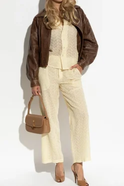 Saint Laurent YELLOW Set: shirt and trousers