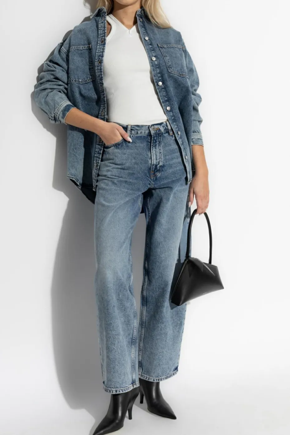 Samsøe Samsøe BLUE Denim shirt Saeleanori