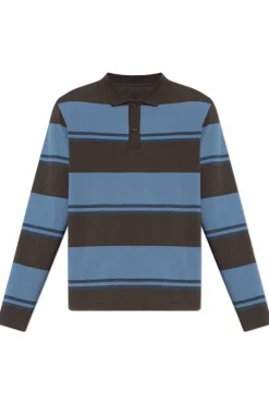 Samsøe Samsøe BLUE Long-sleeve polo "Sakevin"