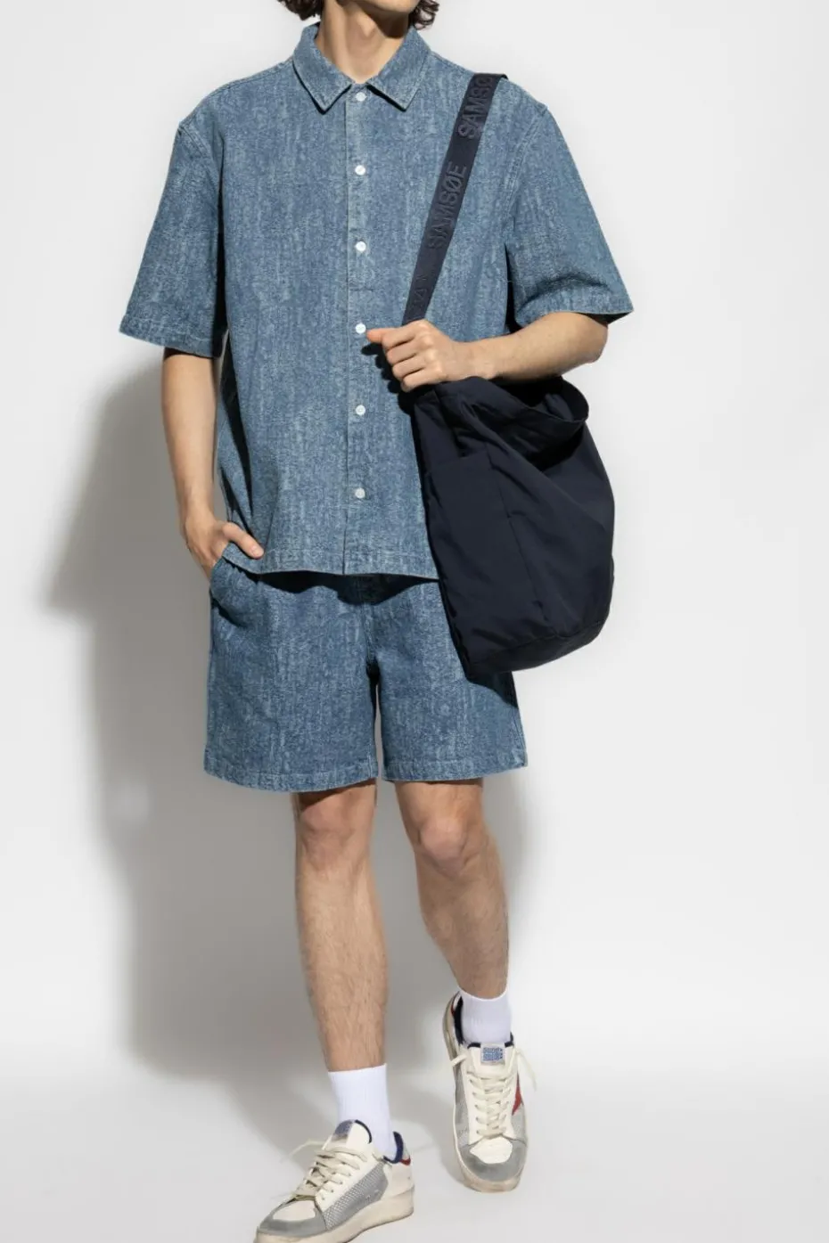 Samsøe Samsøe BLUE "Sajabari" denim shorts