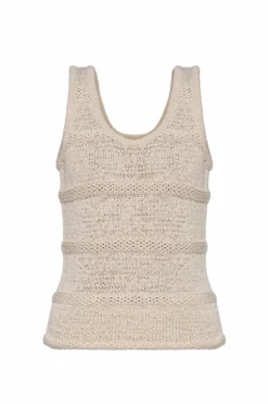 Samsøe Samsøe cream `Sanettie` strap top