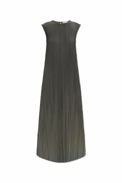 Samsøe Samsøe GREEN Pleated dress Sauma