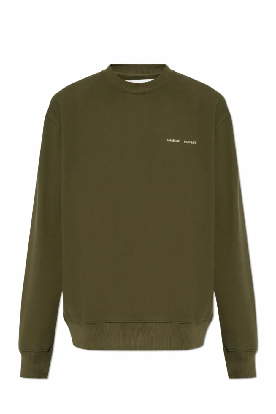 Samsøe Samsøe GREEN Sweatshirt with Norsbro logo