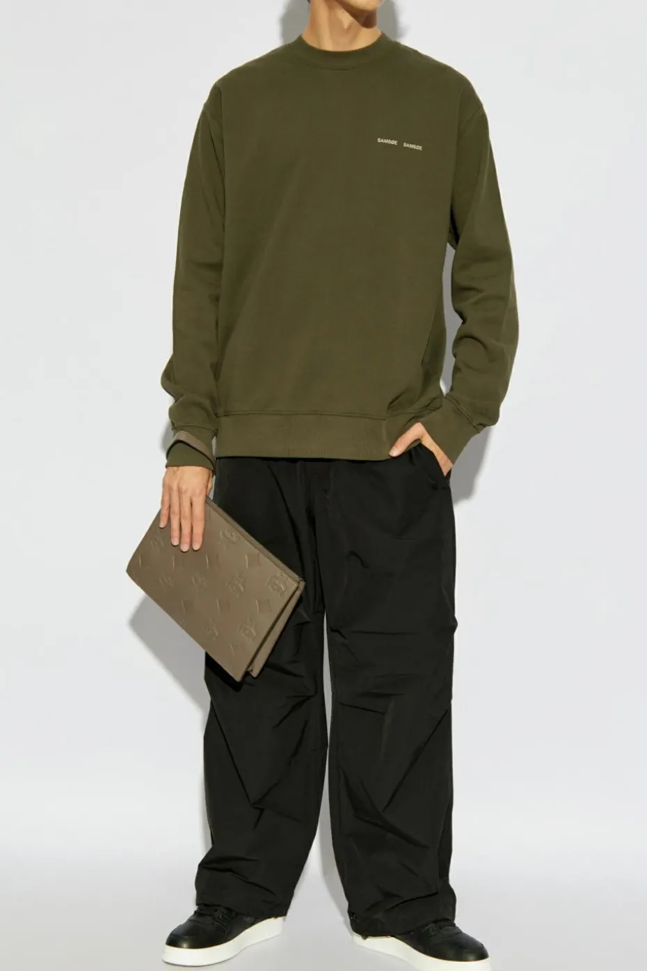Samsøe Samsøe GREEN Sweatshirt with Norsbro logo