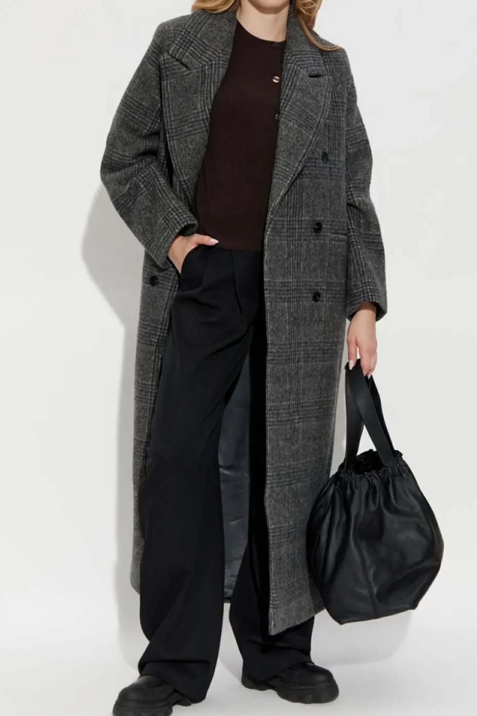 Samsøe Samsøe GREY Coat `Sajilla`