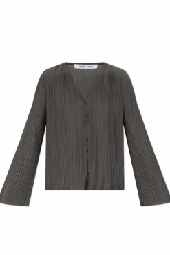 Samsøe Samsøe GREY Pleated shirt Sauma