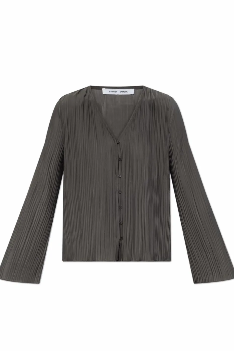 Samsøe Samsøe GREY Pleated shirt Sauma