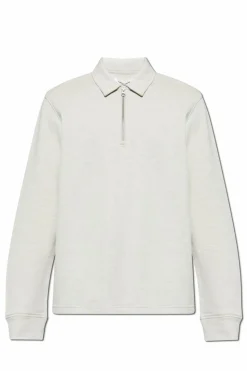 Samsøe Samsøe GREY Sweatshirt with collar 'Salouis'