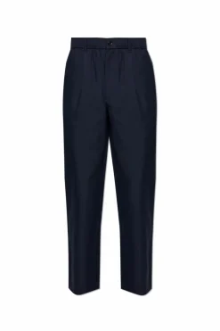 Samsøe Samsøe NAVY BLUE 'Sabertil' loose fit trousers