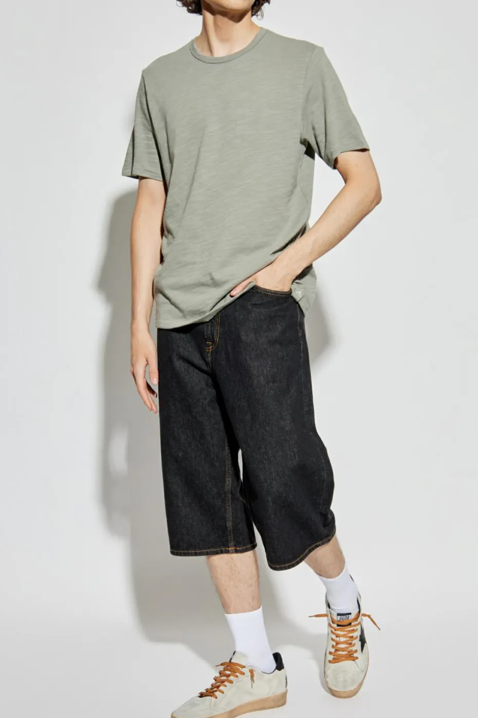 Samsøe Samsøe NAVY BLUE "Saroger" denim shorts