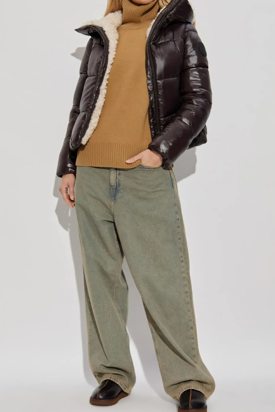 Save The Duck BROWN Insulated jacket 'Moma'