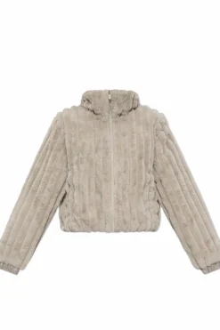Save The Duck GREY Fleece jacket "Elina"