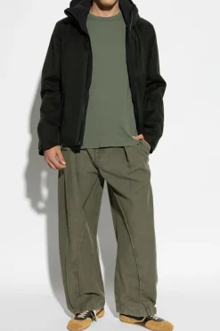 Sease GREEN Jacket with detachable hood