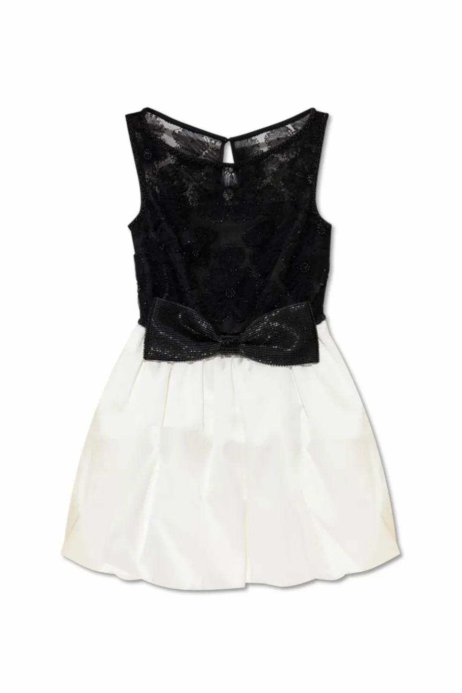 Self-Portrait BLACK Dress with shimmering appliqués