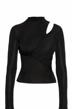 Self-Portrait BLACK Long sleeve top