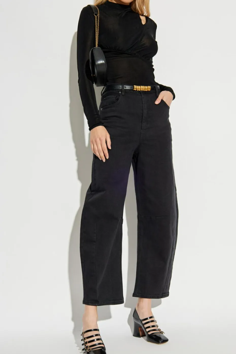 Self-Portrait BLACK Long sleeve top