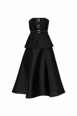 Self-Portrait BLACK Off-shoulder dress