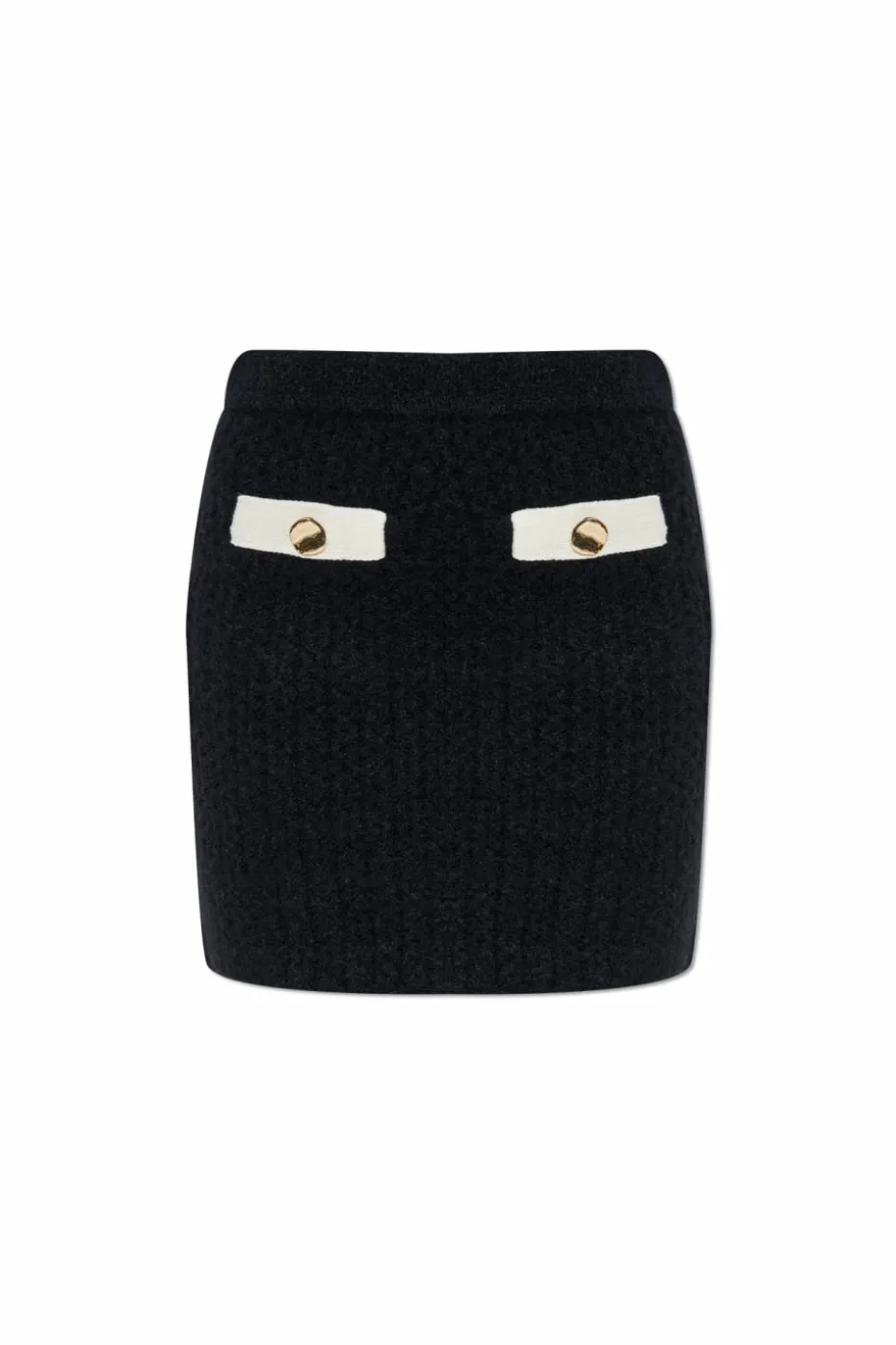 Self-Portrait BLACK Skirt with buttons