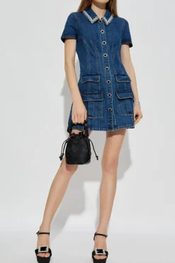 Self-Portrait BLUE Denim dress