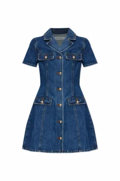 Self-Portrait BLUE Denim dress