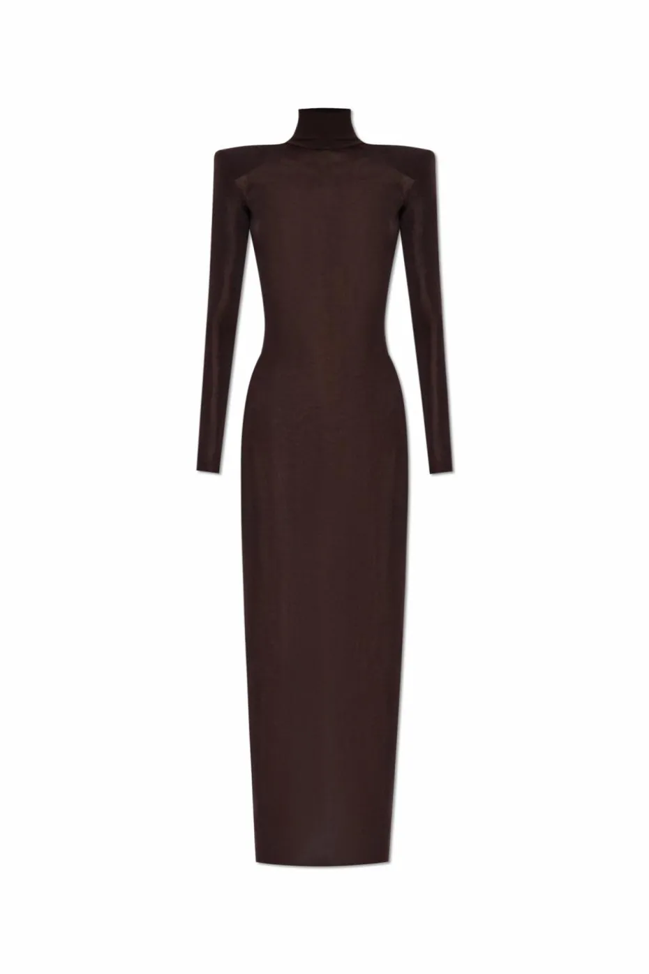 Self-Portrait BROWN Dress with shoulder pads
