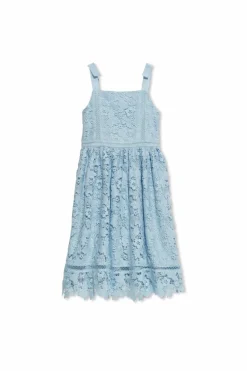 Self-Portrait Kids BLUE Lace dress