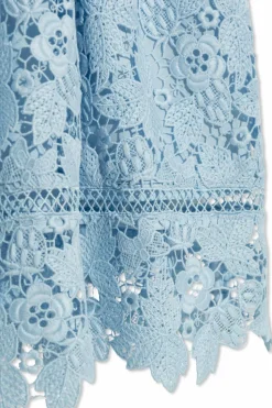 Self-Portrait Kids BLUE Lace dress