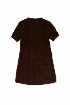 Self-Portrait Kids BROWN Dress with pockets